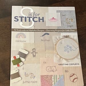 BOOK S is for Stitch Embroidered Alphabet Designs